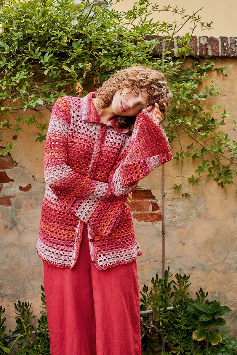 Strickset Jacke Aus Linello Von Lang Yarns 1 Strickset Jacke Aus Linello Von Lang Yarns