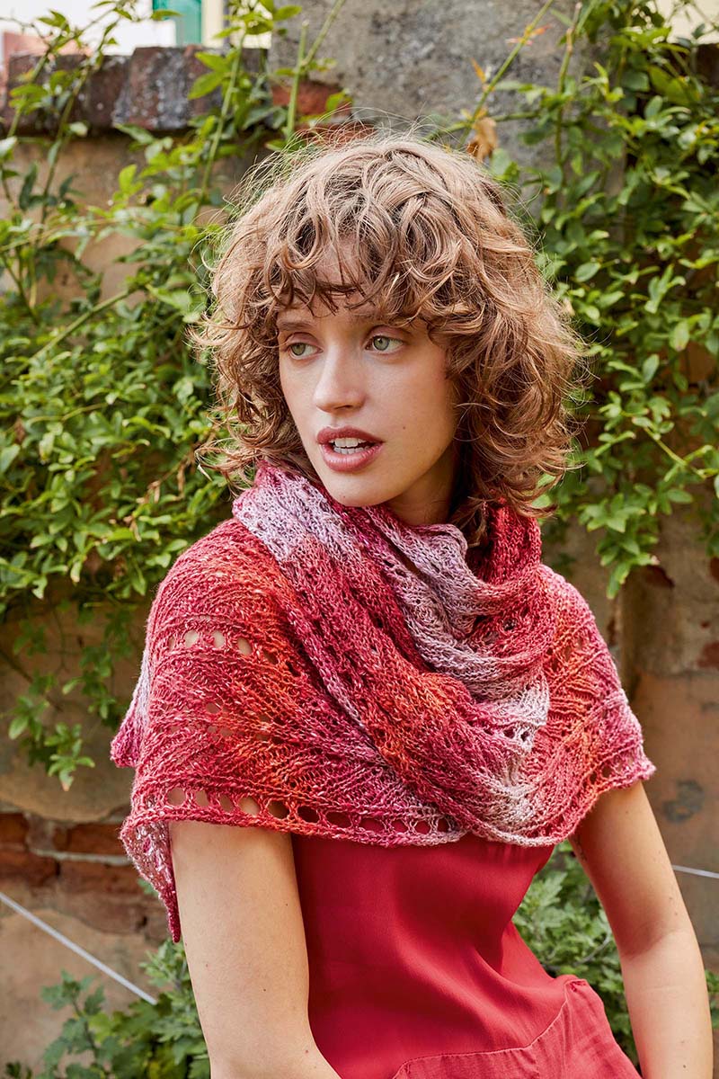 Strickset Schal Aus Linello Von Lang Yarns 1 Strickset Schal Aus Linello Von Lang Yarns