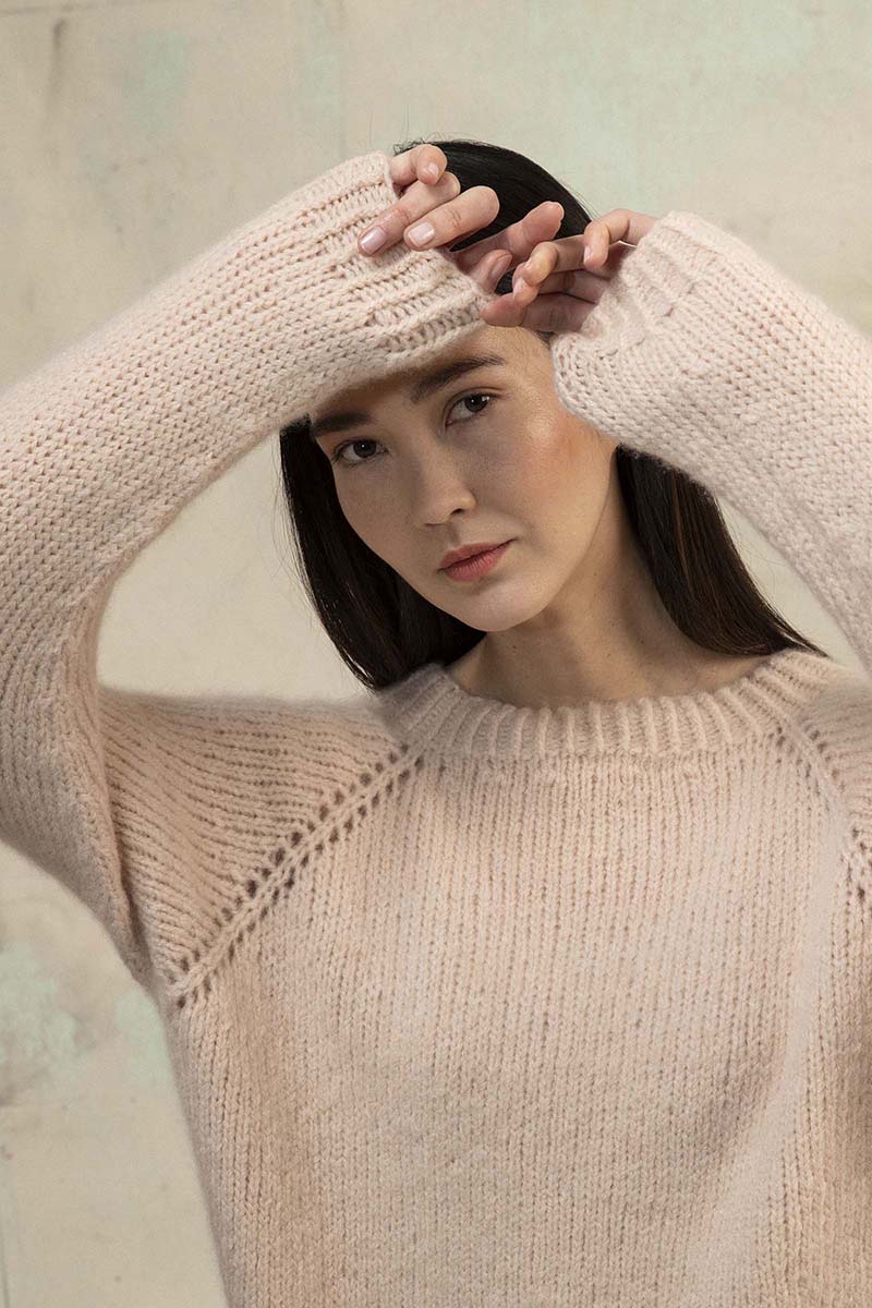 Strickset Pullover Top Down Aus Cashmere Light Von Lang Yarns 2 Strickset Pullover Top Down Aus Cashmere Light Von Lang Yarns – Bild 2