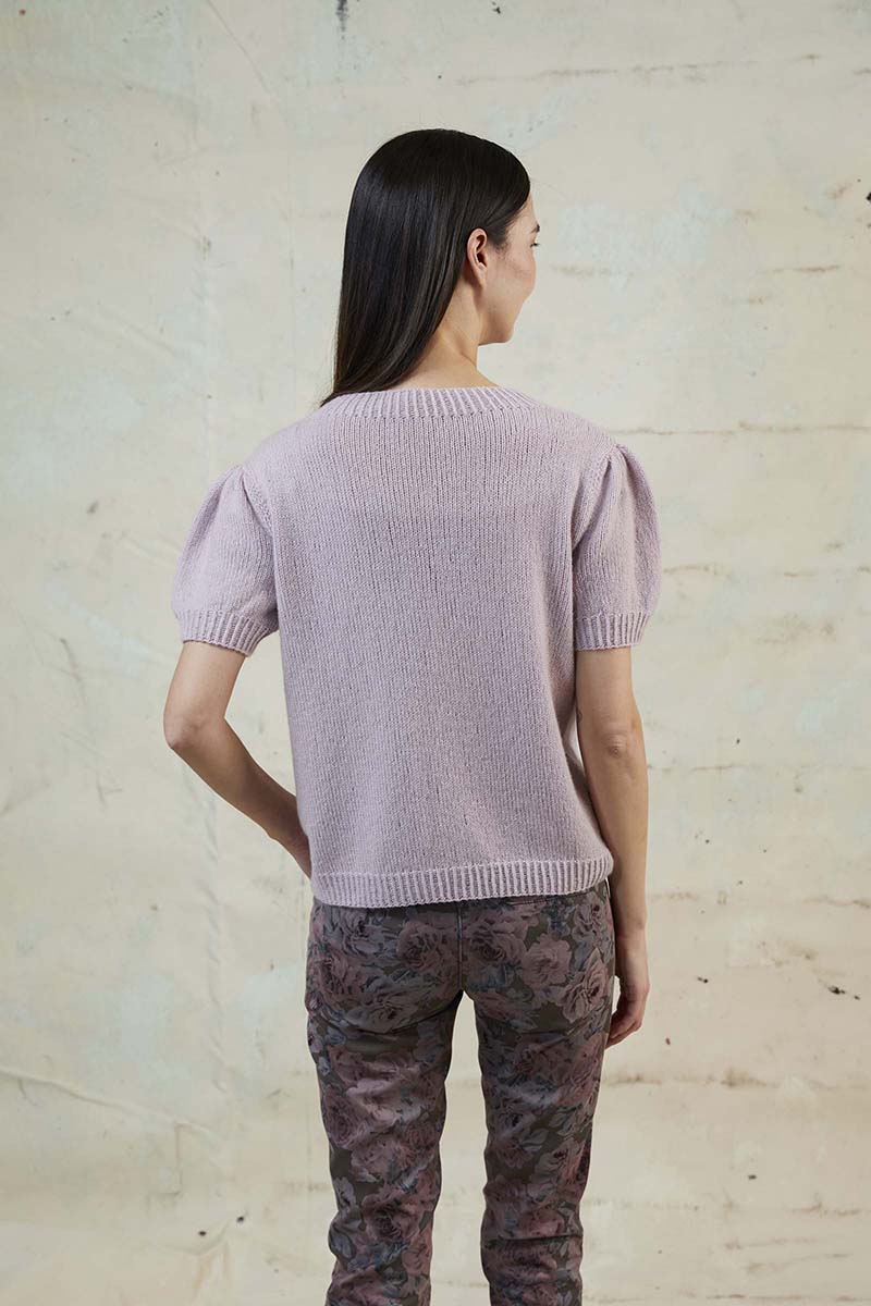 Strickset Kurzarmpullover Aus Cashmere Lace Und Cashmere Dreams Von Lang Yarns 3 Strickset Kurzarmpullover Aus Cashmere Lace Und Cashmere Dreams Von Lang Yarns – Bild 3