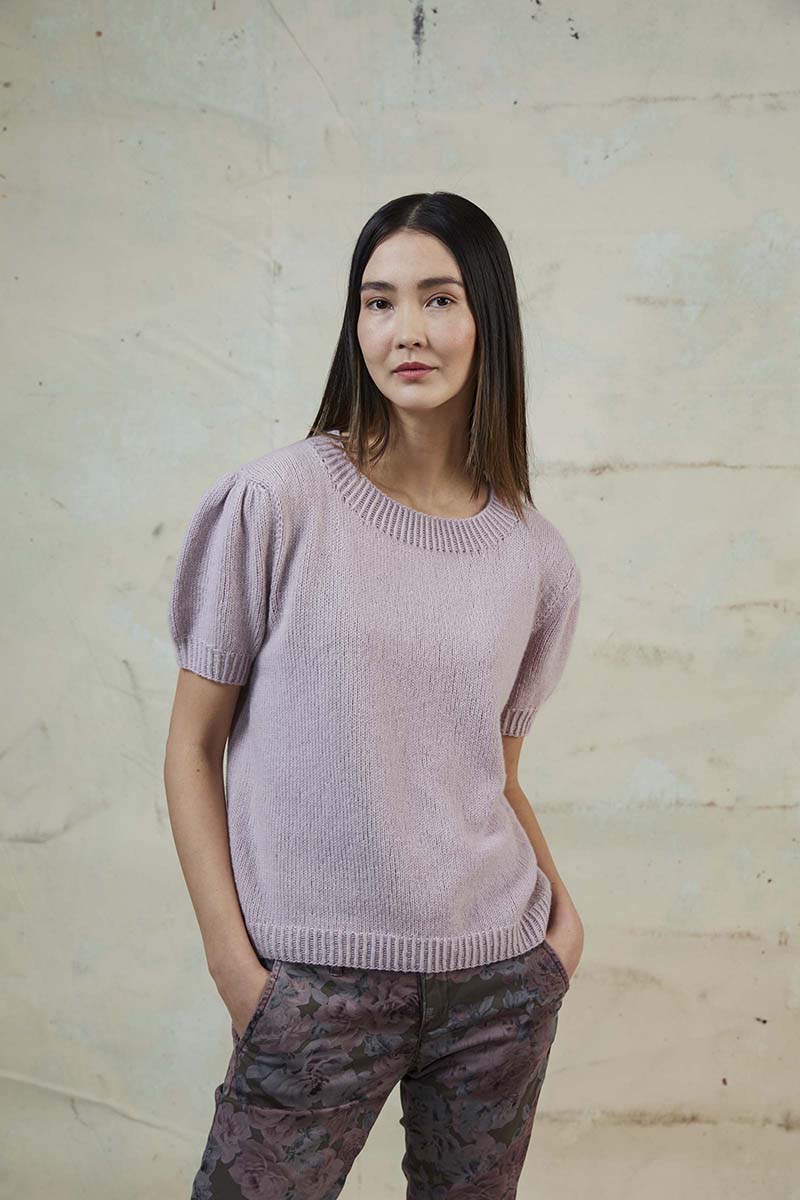 Strickset Kurzarmpullover Aus Cashmere Lace Und Cashmere Dreams Von Lang Yarns 4 Strickset Kurzarmpullover Aus Cashmere Lace Und Cashmere Dreams Von Lang Yarns – Bild 4