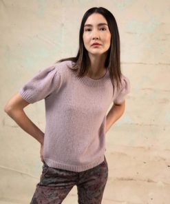 Strickset Kurzarmpullover aus Cashmere Lace und Cashmere Dreams von Lang Yarns