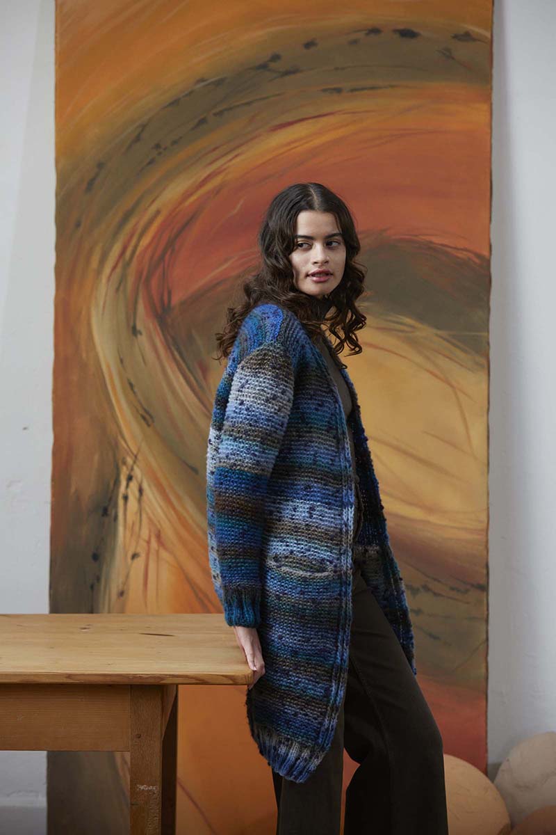 Strickset Jacke Aus Cloud Tweed Von Lang Yarns 4 Strickset Jacke Aus Cloud Tweed Von Lang Yarns – Bild 4