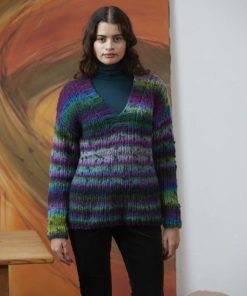 Strickset Kurzer Pullover Aus Cloud Tweed Von Lang Yarns 6 Strickset Kurzer Pullover Aus Cloud Tweed Von Lang Yarns – Bild 3