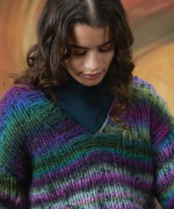 Strickset Kurzer Pullover Aus Cloud Tweed Von Lang Yarns 7 Strickset Kurzer Pullover Aus Cloud Tweed Von Lang Yarns – Bild 4