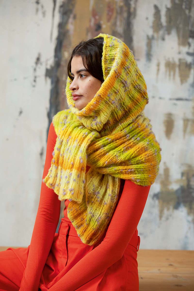Strickset Loop Mit Schal Aus Cloud Tweed Von Lang Yarns 2 Strickset Loop Mit Schal Aus Cloud Tweed Von Lang Yarns – Bild 2