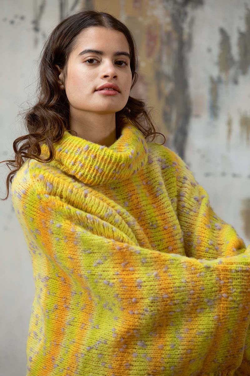 Strickset Cape Aus Cloud Tweed Von Lang Yarns 2 Strickset Cape Aus Cloud Tweed Von Lang Yarns – Bild 2