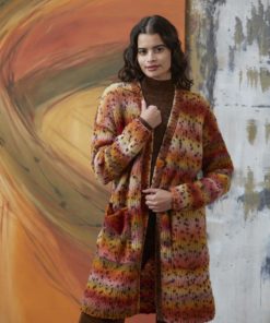 Strickset Lange Jacke Aus Cloud Tweed Von Lang Yarns 7 Strickset Lange Jacke Aus Cloud Tweed Von Lang Yarns – Bild 4