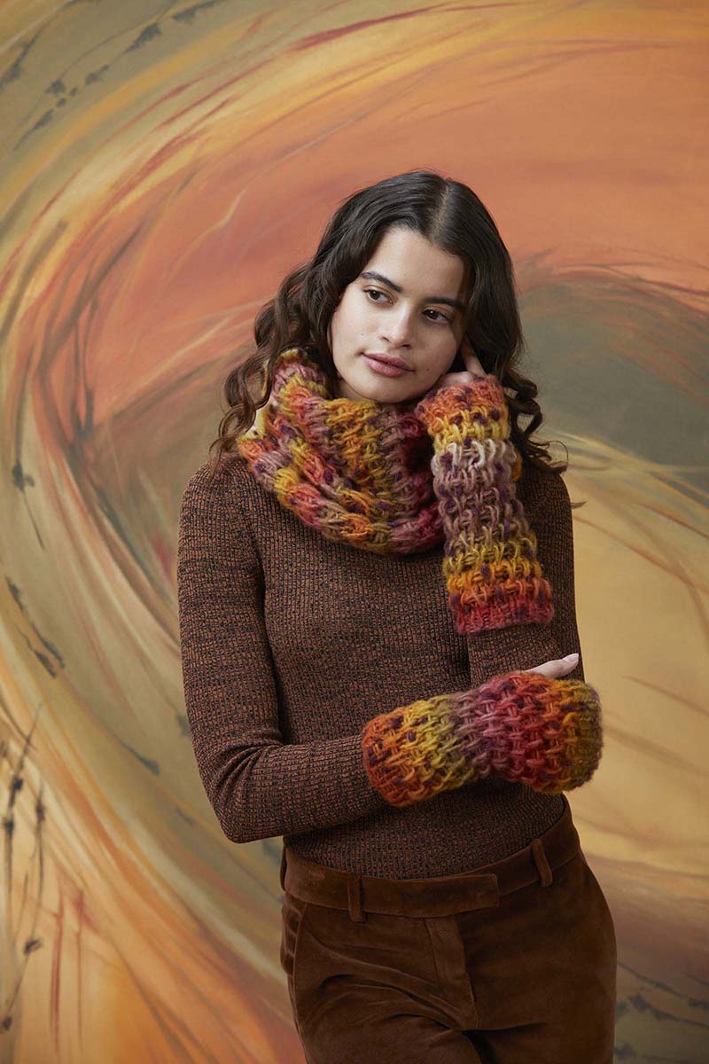 Strickset Loop Aus Cloud Tweed Von Lang Yarns 3 Strickset Loop Aus Cloud Tweed Von Lang Yarns – Bild 3