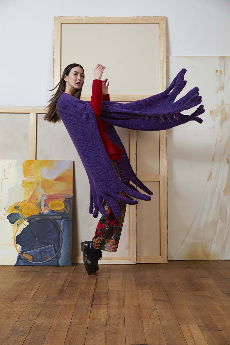 Strickset Poncho Aus Phoenix Von Lang Yarns 3 Strickset Poncho Aus Phoenix Von Lang Yarns – Bild 3