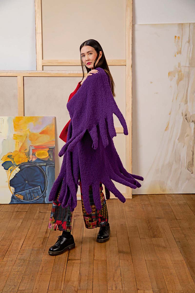 Strickset Poncho Aus Phoenix Von Lang Yarns 1 Strickset Poncho Aus Phoenix Von Lang Yarns
