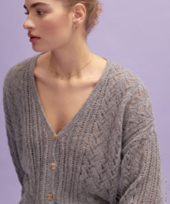 Strickset Ajourmuster Jacke Aus Ecopuno Von Lana Grossa 5 Strickset Ajourmuster Jacke Aus Ecopuno Von Lana Grossa – Bild 3