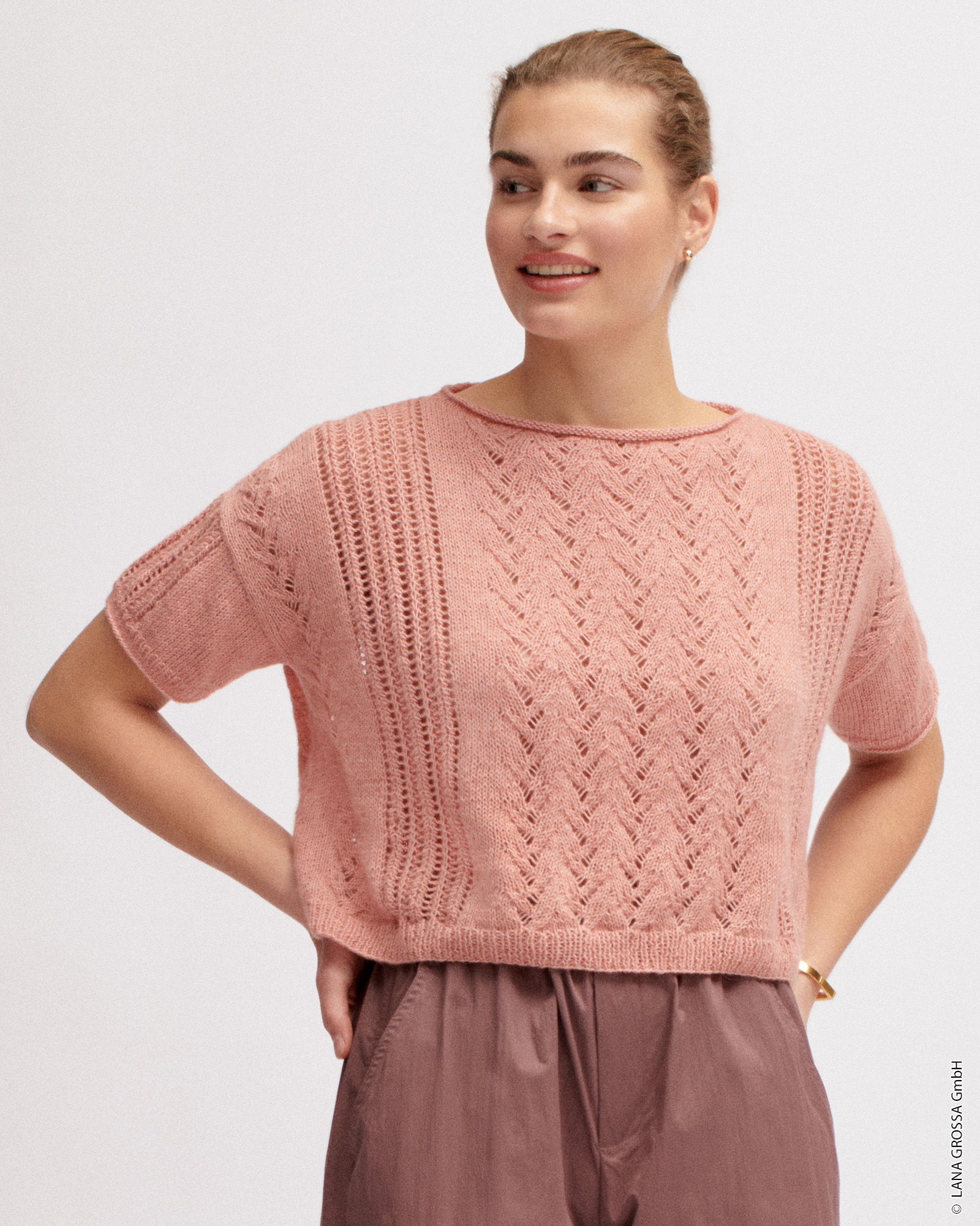 Strickset Oversized Shirt Aus Ecopuno Von Lana Grossa 1 Strickset Oversized Shirt Aus Ecopuno Von Lana Grossa