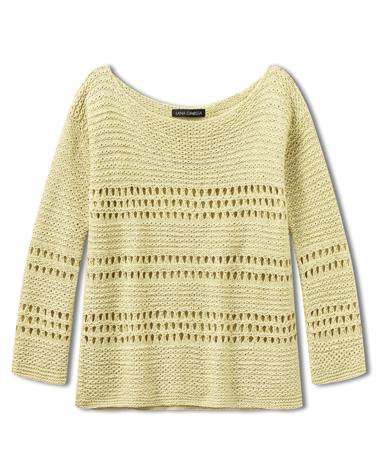 Strickset Ajourmusterpulli Aus Linarte Von Lana Grossa 2 Strickset Ajourmusterpulli Aus Linarte Von Lana Grossa – Bild 2