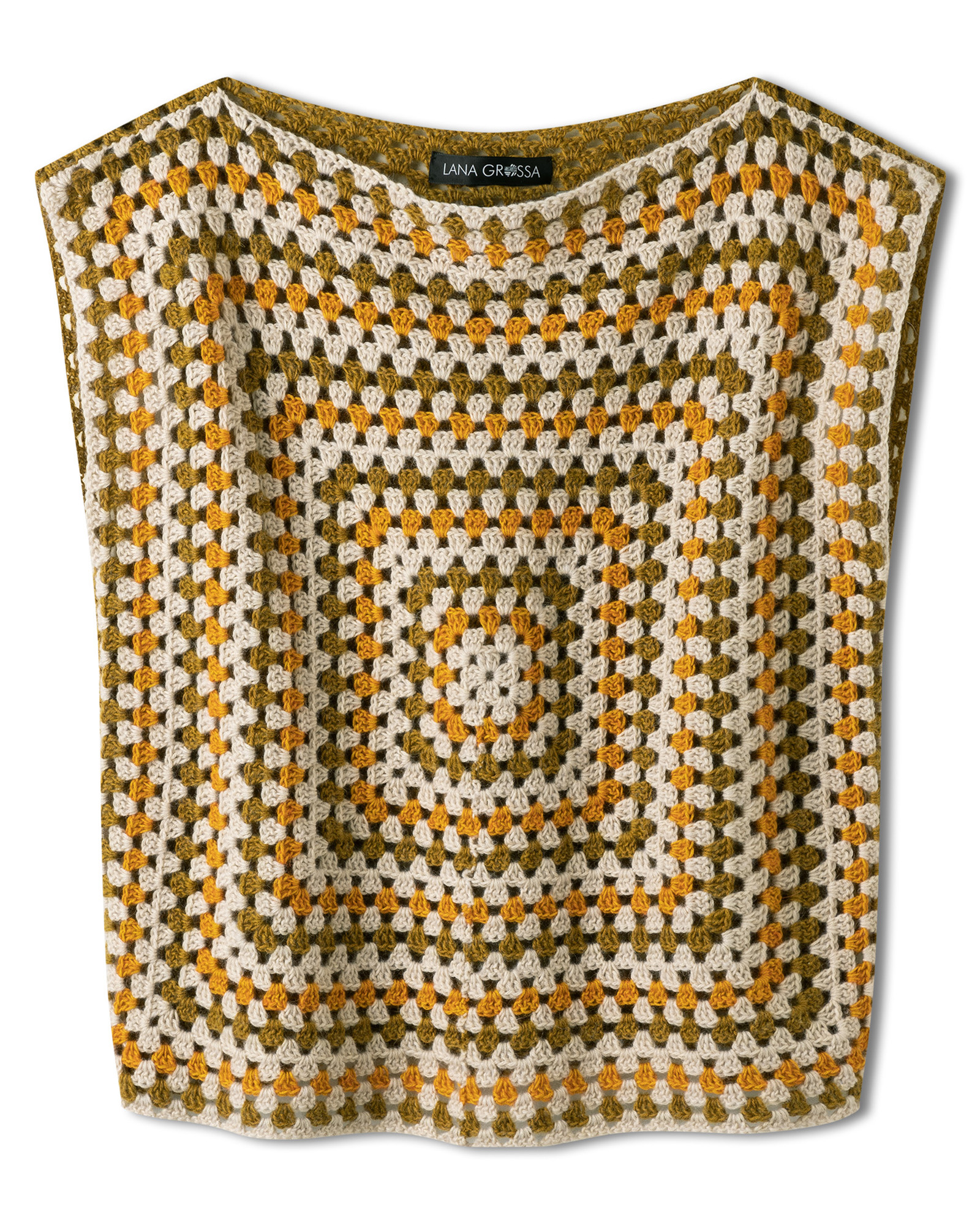 Strickset Quadratisches Top Mit U-Boot-Ausschnitt Aus Ecopuno Von Lana Grossa 3 Strickset Quadratisches Top Mit U-Boot-Ausschnitt Aus Ecopuno Von Lana Grossa – Bild 3