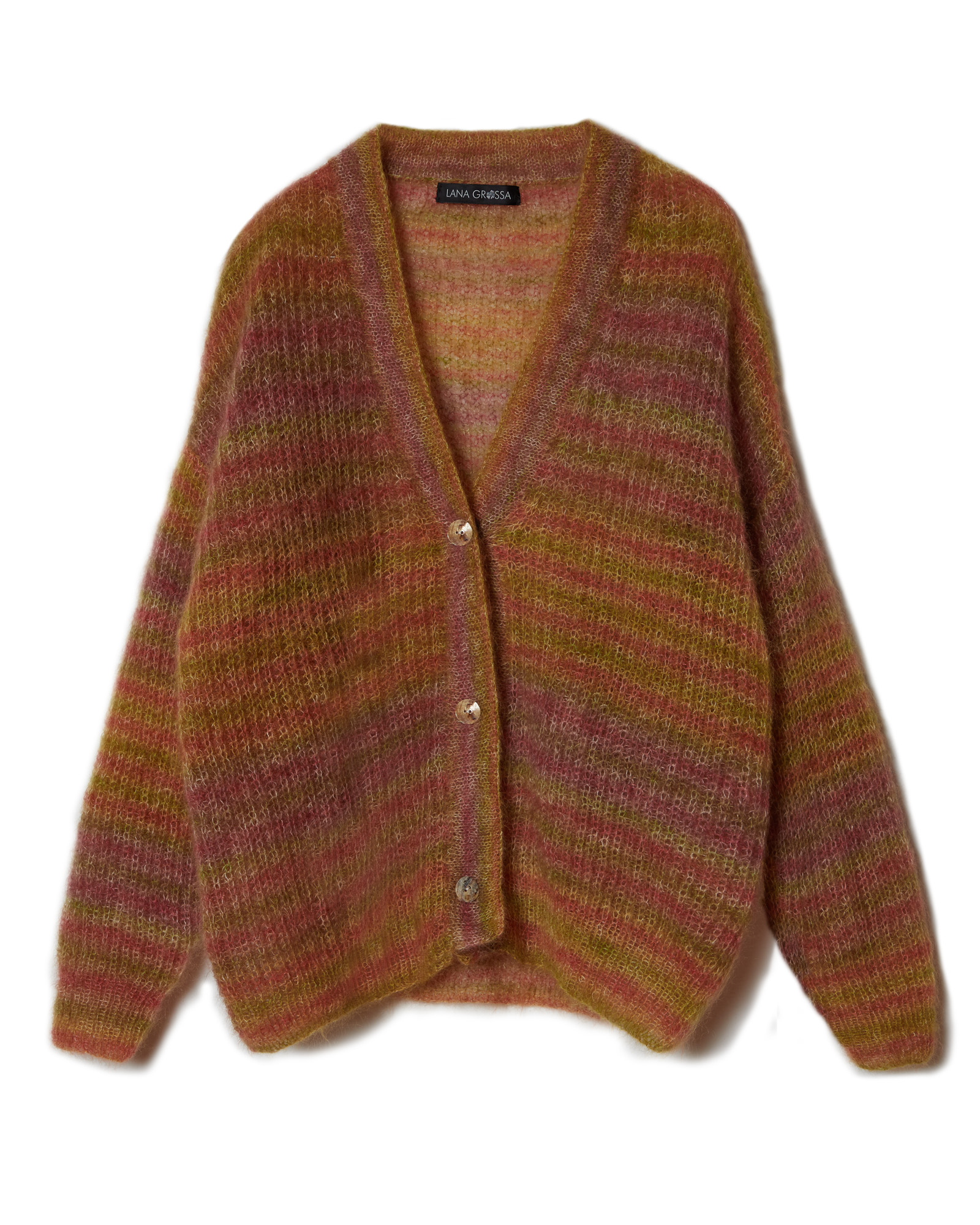Strickset Patent-Jacke Aus Silkhair Print Von Lana Grossa 2 Strickset Patent-Jacke Aus Silkhair Print Von Lana Grossa – Bild 2
