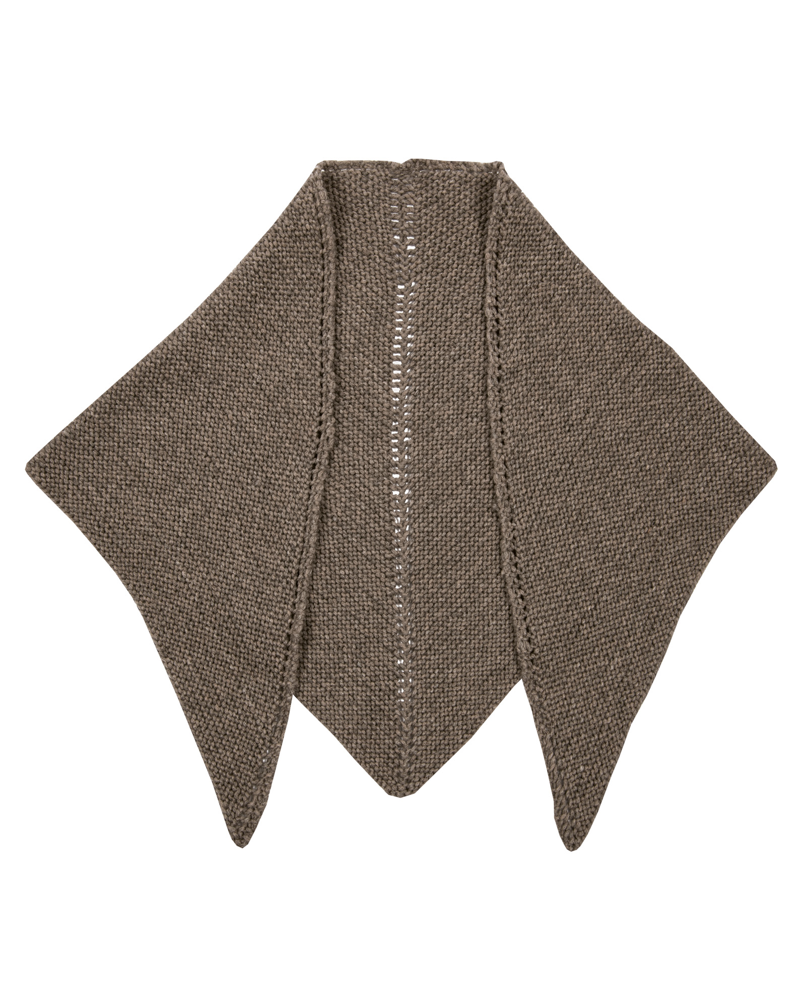 Strickset Dreieckstuch Mit Lochstreifen Aus Alta Moda Cashmere 16 Von Lana Grossa 2 Strickset Dreieckstuch Mit Lochstreifen Aus Alta Moda Cashmere 16 Von Lana Grossa – Bild 2