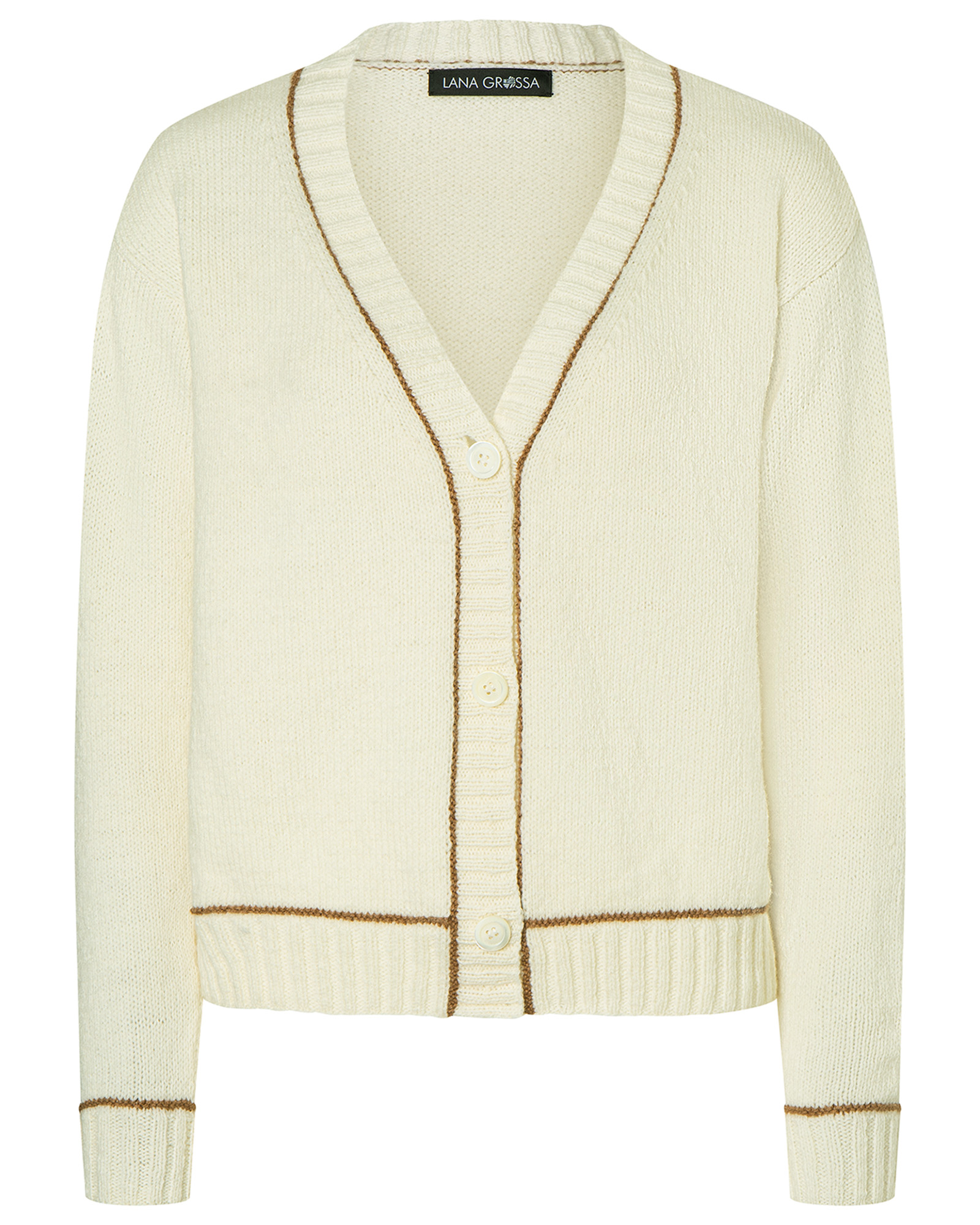 Strickset Cardigan Aus Cashmere 16 Fine Von Lana Grossa 2 Strickset Cardigan Aus Cashmere 16 Fine Von Lana Grossa – Bild 2