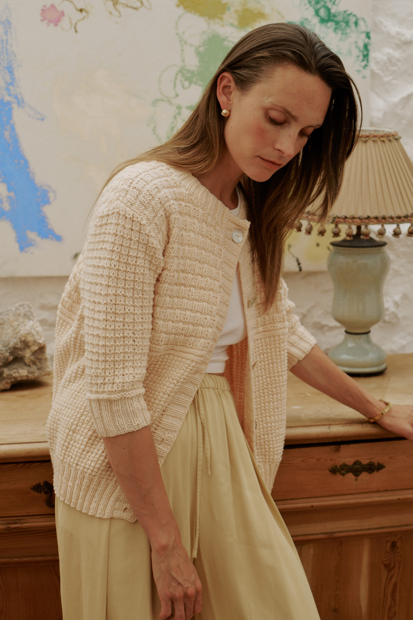 Strickset Cardigan Im Rechtslinks-Mustermix Aus Cool Wool Big Von Lana Grossa 2 Strickset Cardigan Im Rechtslinks-Mustermix Aus Cool Wool Big Von Lana Grossa – Bild 2