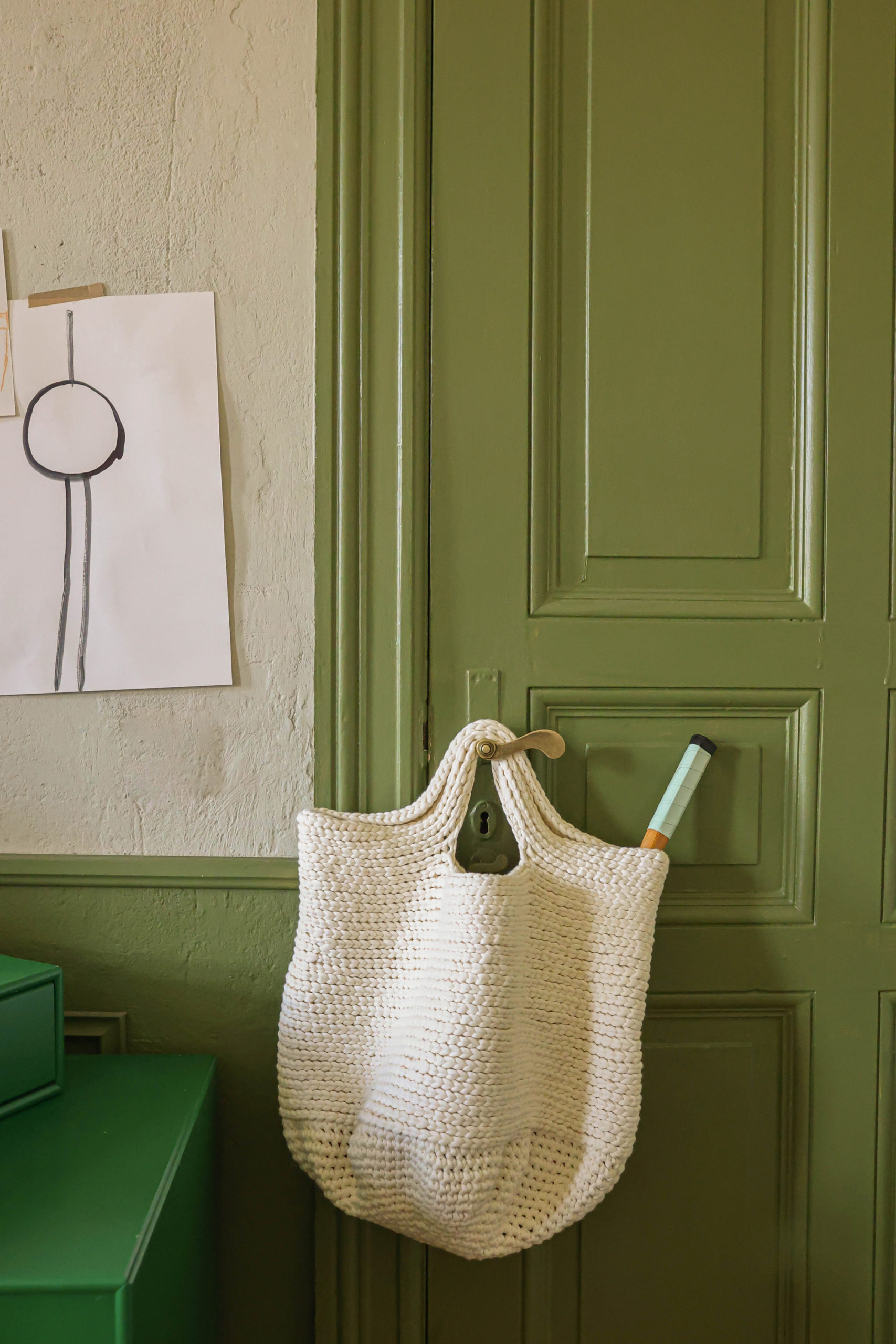 Strickset Shopper Mit Relieffesten-Maschen Aus The Tube Von Lana Grossa 1 Shopper Mit Relieffesten-Maschen - The Tube