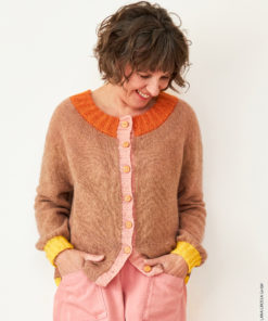 Strickset Mapala Cardigan aus Ecopuno von Lana Grossa