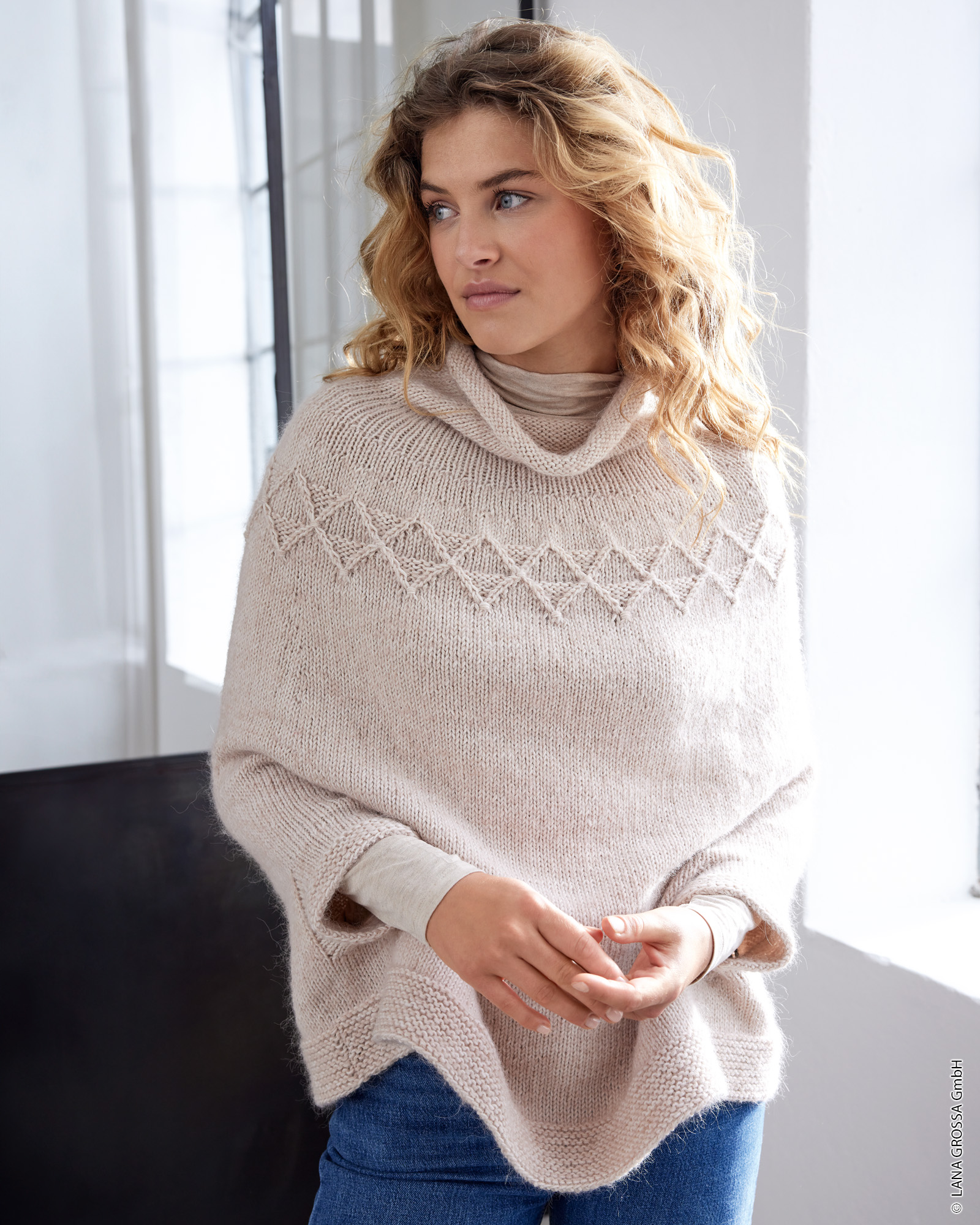 Strickset Quiet City Sweater Aus Cool Wool Und Setasuri Von Lana Grossa 1 Strickset Quiet City Sweater Aus Cool Wool Und Setasuri Von Lana Grossa