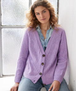 Strickset Cosmo Cardigan aus Ecopuno von Lana Grossa