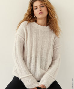 Strickset Pullover Mit Biesen aus Setasuri von Lana Grossa