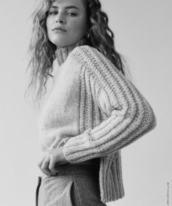 Strickset Pullover Mit Zopfmuster Aus Alta Moda Cashmere 16 Von Lana Grossa 3 Strickset Pullover Mit Zopfmuster Aus Alta Moda Cashmere 16 Von Lana Grossa – Bild 2