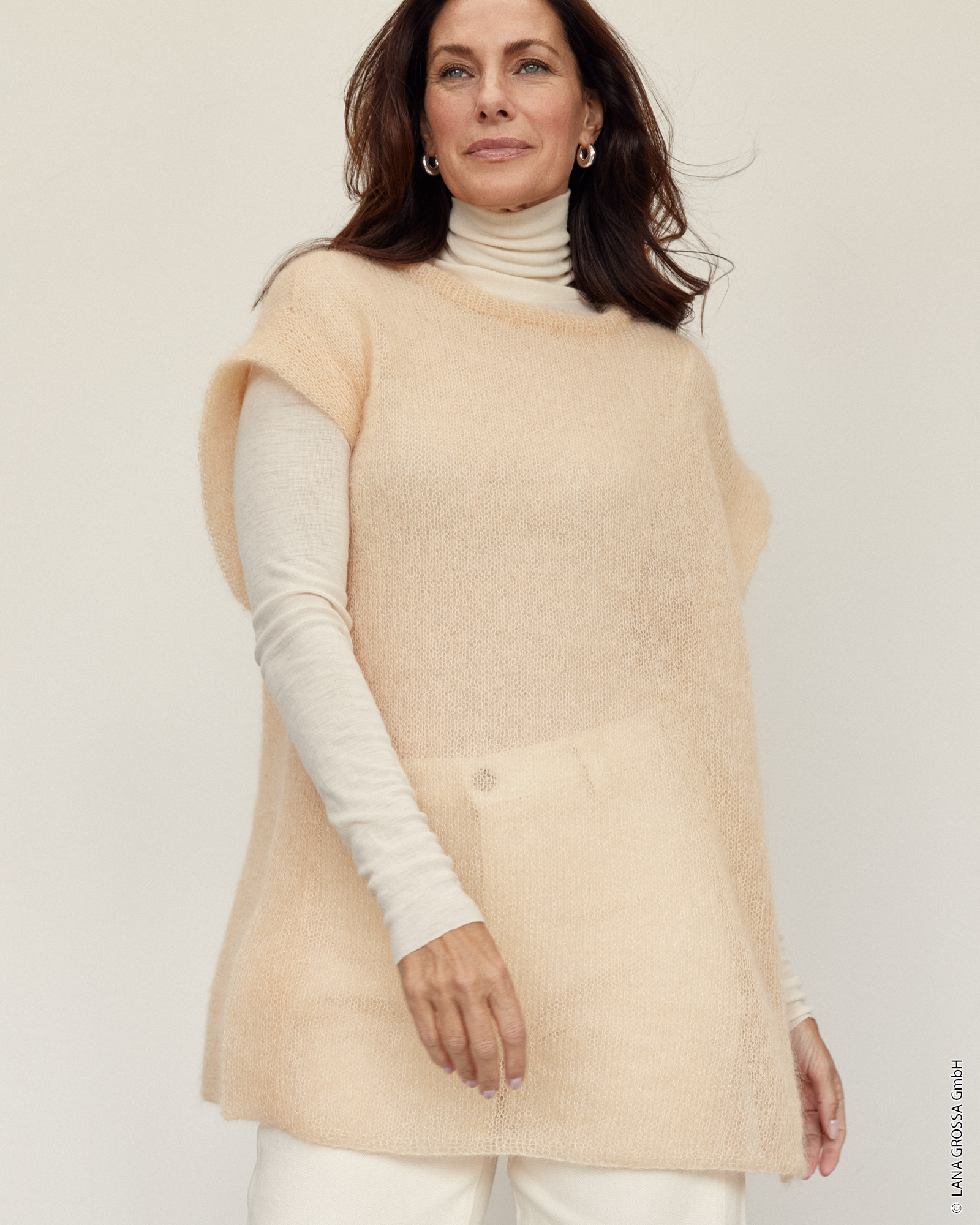Strickset Pullunder Mit Seitenschlitz Aus Silkhair Von Lana Grossa 1 Strickset Pullunder Mit Seitenschlitz Aus Silkhair Von Lana Grossa