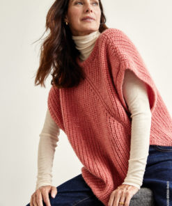 Strickset Asymmetrischer Pullunder aus Brigitte No. 2 von Lana Grossa