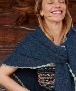 Strickset Dreieckstuch aus Ecopuno und Silkhair von Lana Grossa