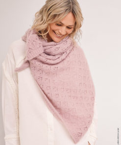 Strickset Dreieckstuch aus Cool Wool Lace und Silkhair von Lana Grossa