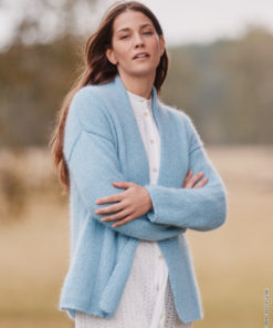 Strickset Cardigan aus Ecopuno und Silkhair von Lana Grossa