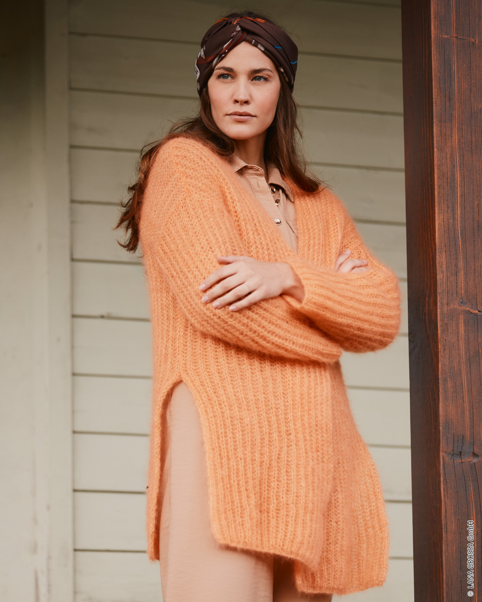 Strickset Cardigan Aus Silkhair Von Lana Grossa 1 Strickset Cardigan Aus Silkhair Von Lana Grossa
