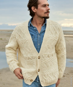 Strickset Jacke Im Mustermix aus Cool Merino Big von Lana Grossa