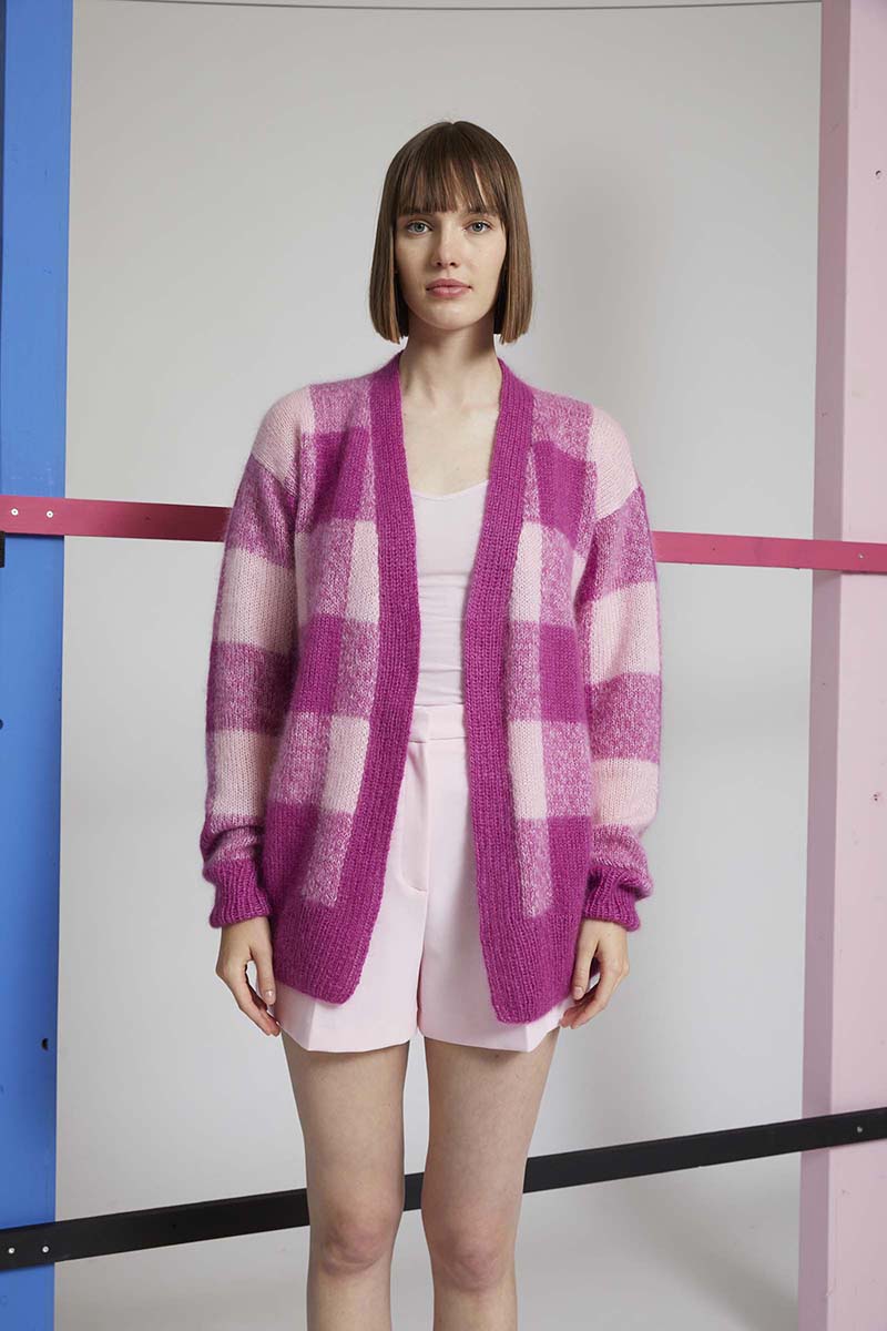 Strickset Jacke Aus Mohair 21 Von Lang Yarns 3 Strickset Jacke Aus Mohair 21 Von Lang Yarns – Bild 3