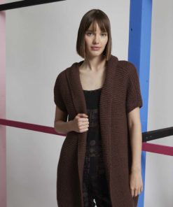 Strickset Weste Mit Kapuze Aus Amira Von Lang Yarns 7 Strickset Weste Mit Kapuze Aus Amira Von Lang Yarns – Bild 3