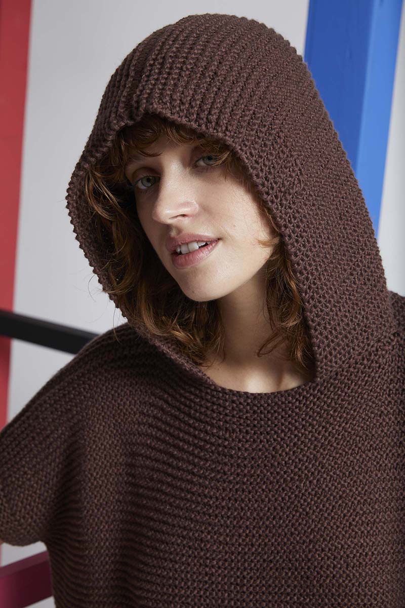 Strickset Pullover Mit Kapuze Aus Amira Von Lang Yarns 3 Strickset Pullover Mit Kapuze Aus Amira Von Lang Yarns – Bild 3