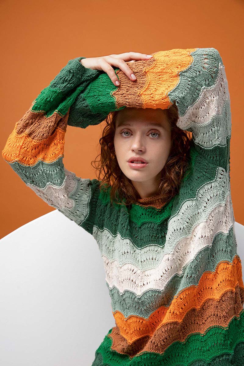 Strickset Pullover Aus Oceania Von Lang Yarns 2 Strickset Pullover Aus Oceania Von Lang Yarns – Bild 2