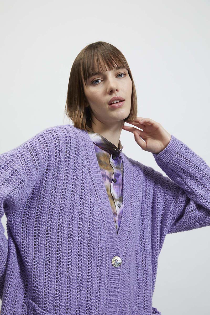 Strickset Lange Jacke Aus Regina Von Lang Yarns 4 Strickset Lange Jacke Aus Regina Von Lang Yarns – Bild 4