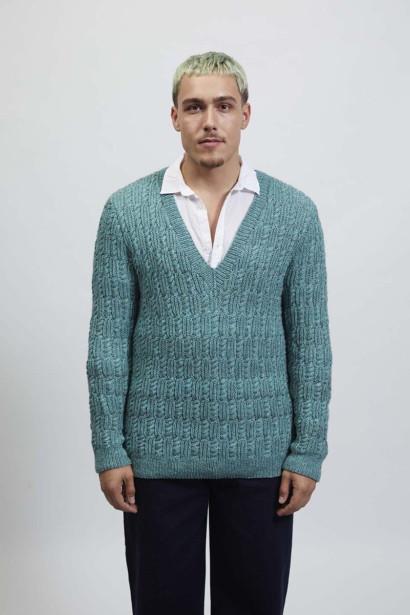 Strickset Herrenpullover Aus Vaya Von Lang Yarns 2 Strickset Herrenpullover Aus Vaya Von Lang Yarns – Bild 2