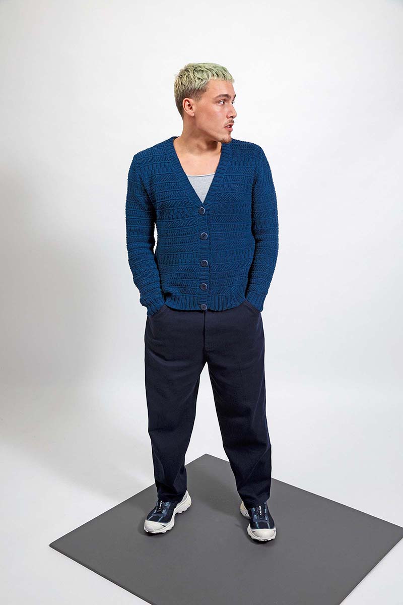 Strickset Herrenjacke Aus Oceania Von Lang Yarns 1 Strickset Herrenjacke Aus Oceania Von Lang Yarns