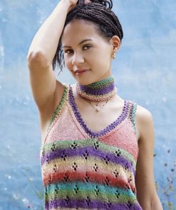 Strickset Top Aus Silk Color Von Lang Yarns 6 Strickset Top Aus Silk Color Von Lang Yarns – Bild 3