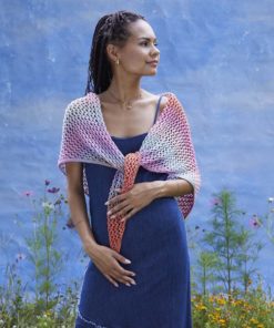 Strickset Dreiecktuch Aus Silk Color Von Lang Yarns 6 Strickset Dreiecktuch Aus Silk Color Von Lang Yarns – Bild 3