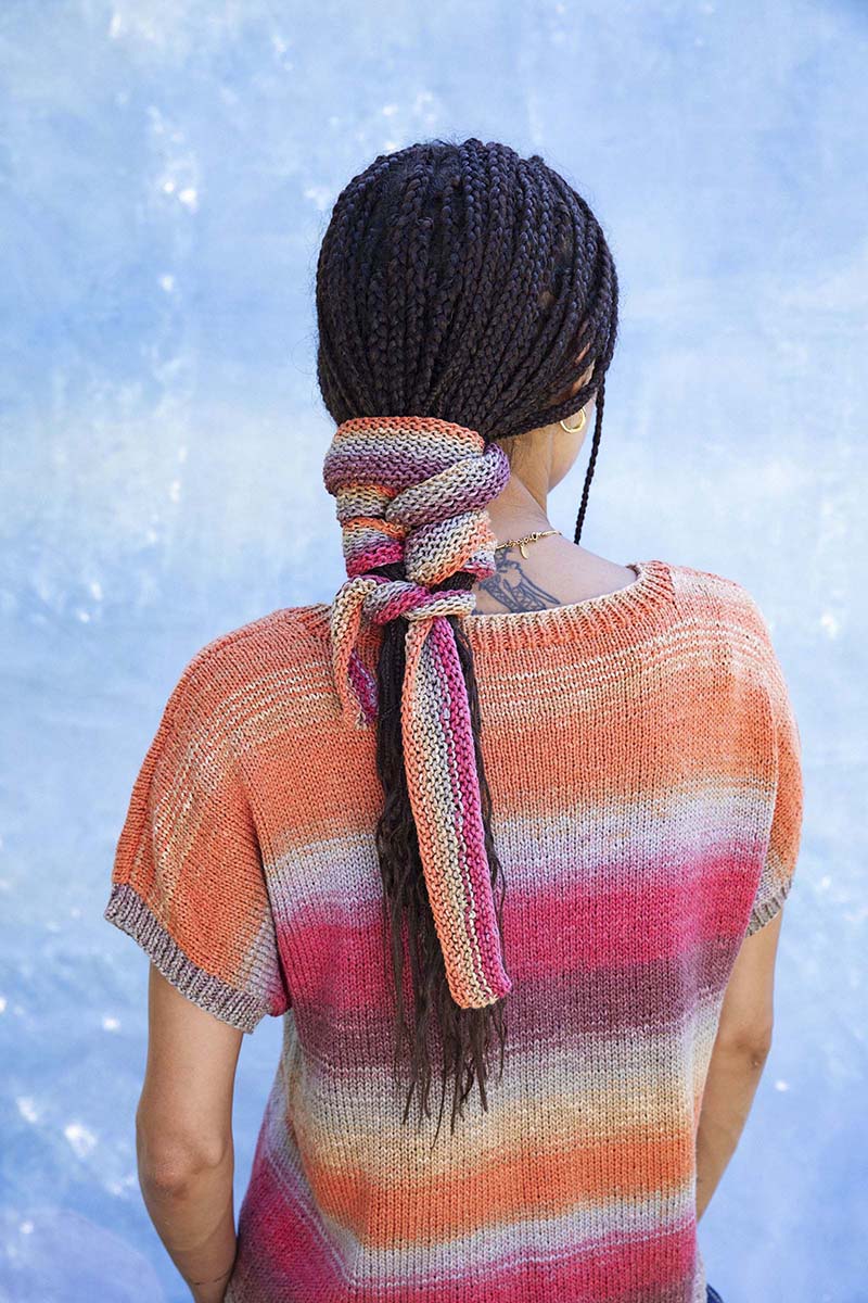 Strickset Kurzarmpullover Aus Silk Color Von Lang Yarns 3 Strickset Kurzarmpullover Aus Silk Color Von Lang Yarns – Bild 3