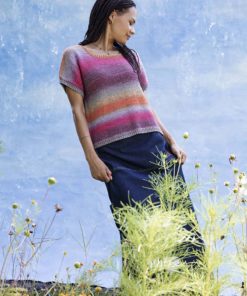 Strickset Kurzarmpullover Aus Silk Color Von Lang Yarns 5 Strickset Kurzarmpullover Aus Silk Color Von Lang Yarns – Bild 2
