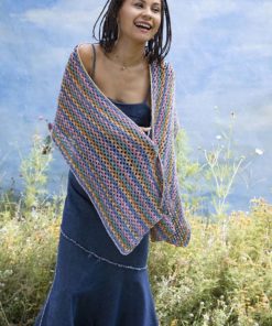 Strickset Schal aus Silk Color von Lang Yarns