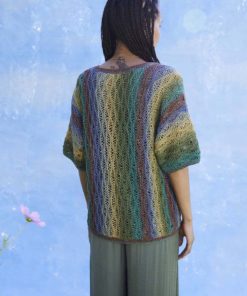 Strickset Kurzarmpullover Aus Silk Color Von Lang Yarns 7 Strickset Kurzarmpullover Aus Silk Color Von Lang Yarns – Bild 4