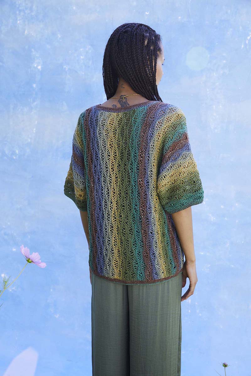 Strickset Kurzarmpullover Aus Silk Color Von Lang Yarns 4 Strickset Kurzarmpullover Aus Silk Color Von Lang Yarns – Bild 4